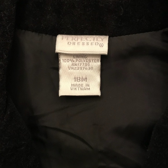 Black Velvet 3 Button Jacket - Picture 2 of 2